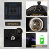 Brilvibera Solar Post Lights 2 Packs, Waterproof Post Lantern with