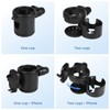 3 in 1 Cup Holder for Walker, Wheelchair Cup Holder
