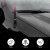 gunhunt 1 PC Car Bullet Antenna, Skull Pattern Antenna Mast,