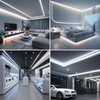 BENLUN 48V COB LED Strip Light 65.6ft, 6000K Cool White