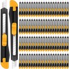 Lanties 300 Pcs Box Cutters Retractable Utility Knife Office Supplies