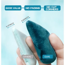 8 Pieces Triangle Powder Puff Face Soft Triangle Makeup Puff Velour Cosmetic Foundation Blender Sponge Beauty Makeup Tools