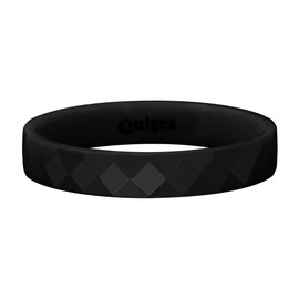 Quiges Ceramic Stacking Ring Filling Ring Butterfly 4 mm Height (Various Ring Sizes and Colours), Ceramic, Cubic Zirconia