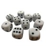 100 x Large White 6 sided 19mm Dice/Craps