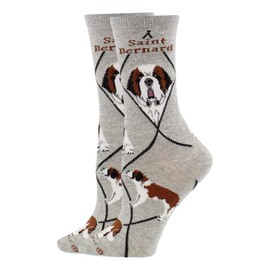 WHD Saint Bernard Socks (Gray, Medium)