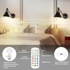 TRLIFE Rechargeable Battery Operated Wall Sconce, Dimmable and Adjustable Color