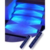 DetarZinLED Solar Step Lights for Outside, 2 Pack Solar Stair
