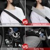 BEITK 2 Pack Leather Front Car Seat Covers, Universal Sideless