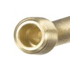 sourcing map Brass Hose Barb Fitting Elbow 3/8 Inch x
