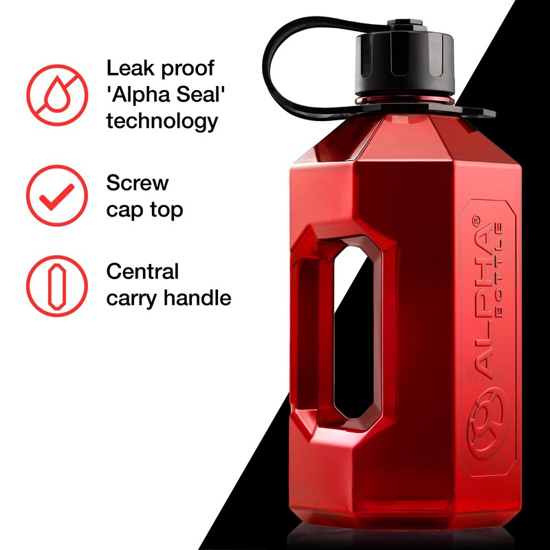 Alpha Designs | 2 Litre XXL Water Bottle (2400ml) +