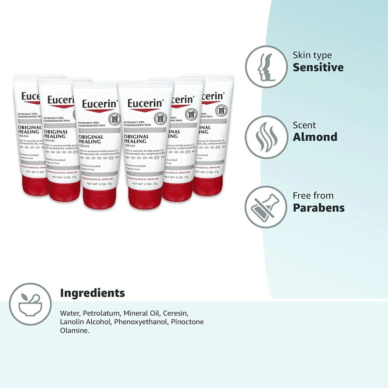 Eucerin Original Healing Cream - Extremely Dry Skin [Bundle Discount]
