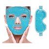2pcs Máscaras De Fria Caliente Para Ojos Y Cara Reutilizable