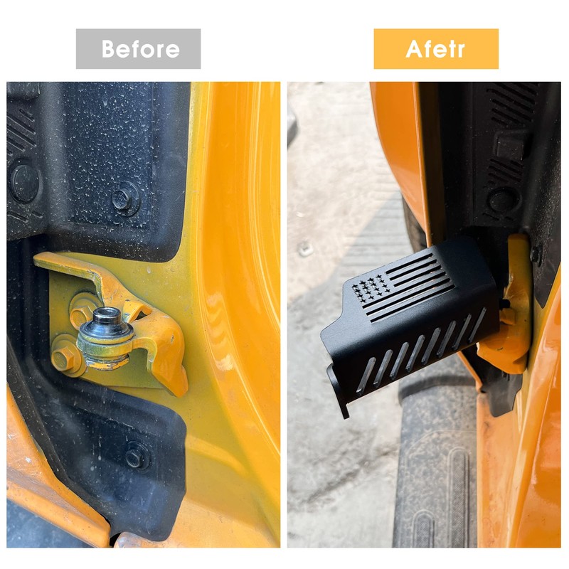BESTAOO Door Hinge Front Foot Peg Rest Pedal for Ford