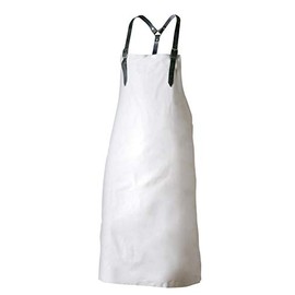 Full Leather Apron 1A Genuine Leather Core Leather Straps-White-80x 100cm