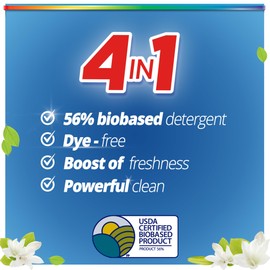 Purex Liquid Laundry Detergent, Ultra Concentrated, Natural Elements Linen & Lilies, 82.5 Ounce, 165 Loads