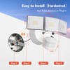 OREiN 4500LM/30W Flood Lights Outdoor, 240°/40FT Motion Sensor Outdoor Lights,