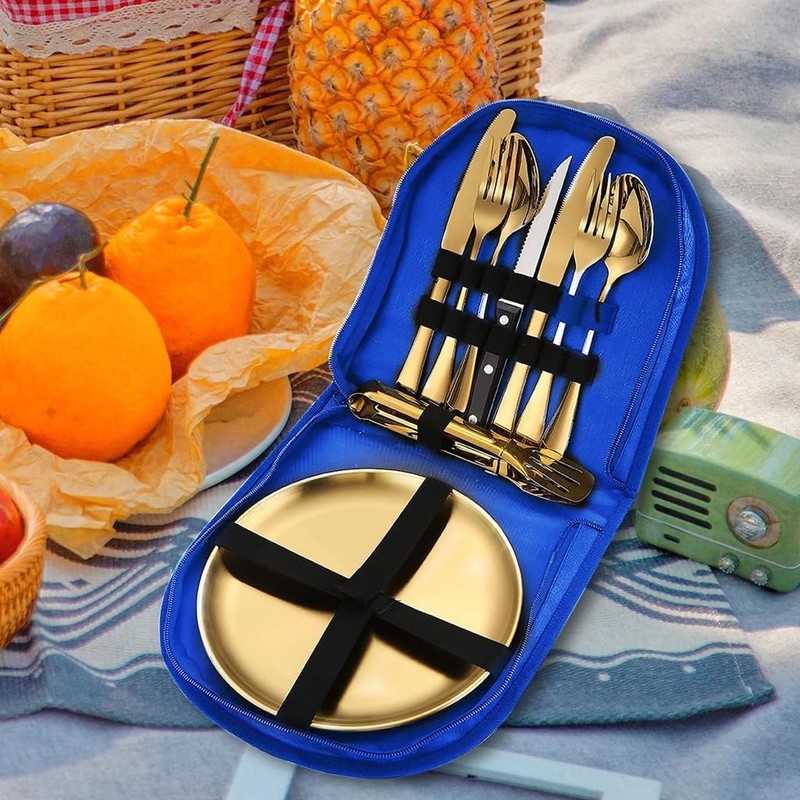 Hawk Zing Multi-functional Equipment Set, Camping Cooking Utensil Set, Compact,