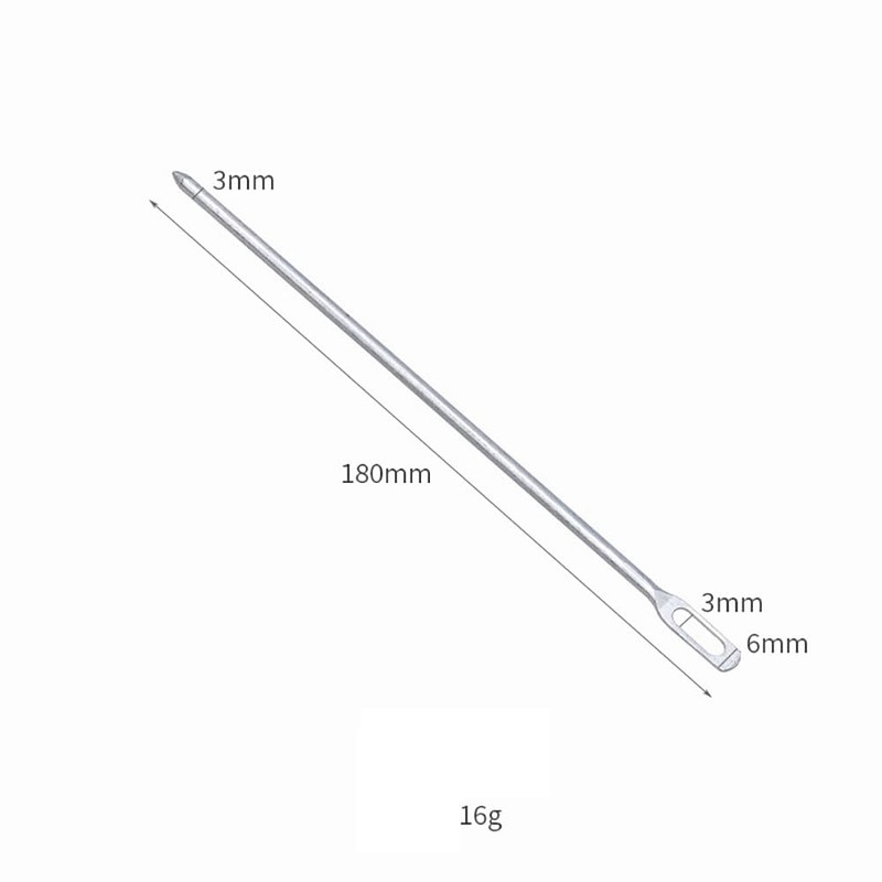 3 Pcs Metal Drawstring Threader Tool Sewing Rope Threading Needle