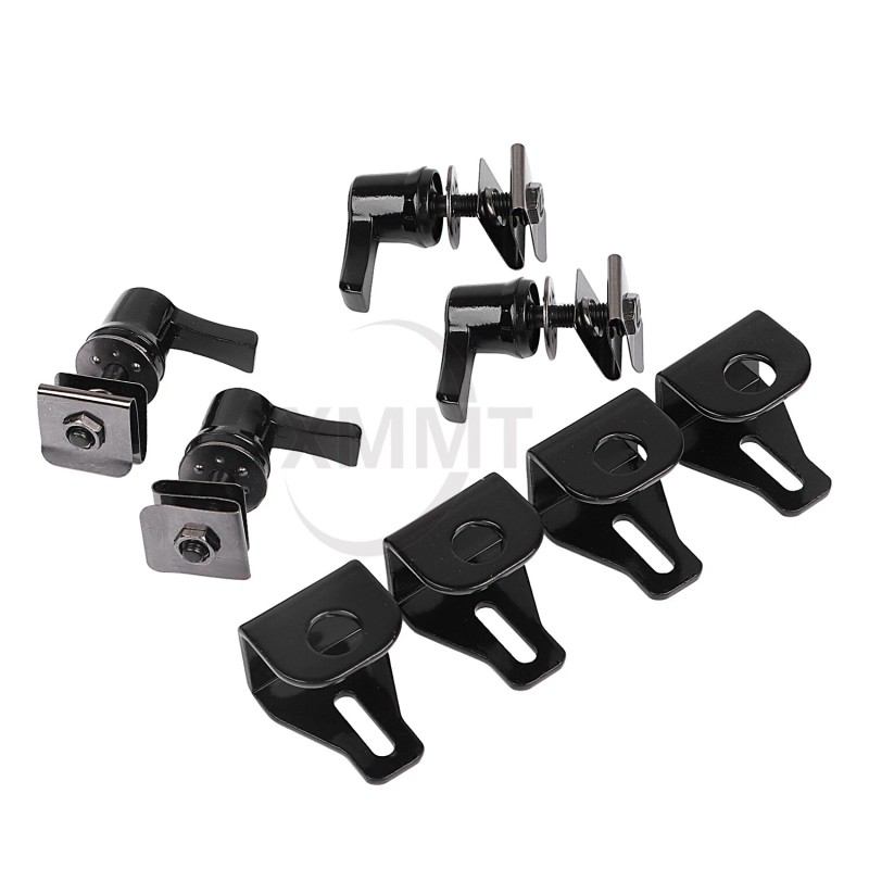 Unbranded Saddlebag Lock Mounting Theft Deterrent Bolts Bracket For Harley