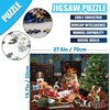 Christmas Jigsaw Puzzles for Adults 1000 Piece Christmas Dogs 27.56