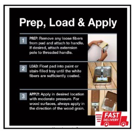 BEHR 7 In. Exterior Stain Pad Applicator Refill