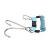 Spring Coiled Diving Hook Stainless Steel Double End Snap Clip