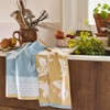 Coucke L'ENVOLEE Printed Cotton Jacquard Tea Towel 50 x 75