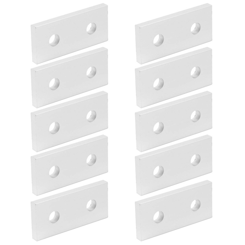 10Pcs Joining Plate Aluminum Flat Connecting Reinforcement Vertical Connection Tool