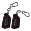 ERMWALR ERMWALR 2 Stck fr Volkswagen Auto-Schlsselanh?nger-Abdeckung mit Schlsselanh?nger, 3