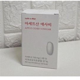 Tok2her Organic Assabi Pill Acetic Acid 90 Tablets (37538900) / 톡투허 유기농 애사비 알약 아세트산 90정 (37538900)