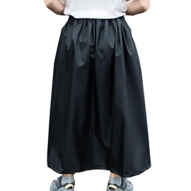 Moli & Hani Women's Rain Skirt, Bicycle, Commuting to Work or School, Waterproof Wrap Skirt, Long Length, Rainwear, Waterproof Skirt, Compatible with Heavy Rainfalls, Easy to Put on and Take Off