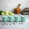 City to Cottage Ceramic Espresso Cups of 4, Small Expresso