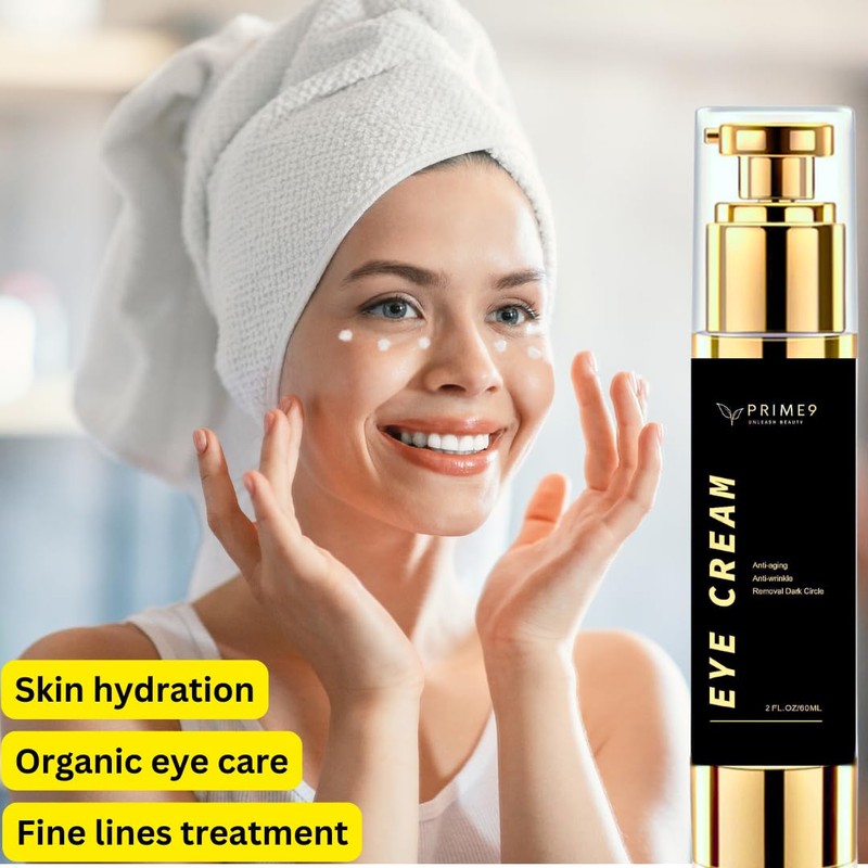 Prime9 Eye Cream for Dark Circles and Puffy Eyes| 60ml/2.02