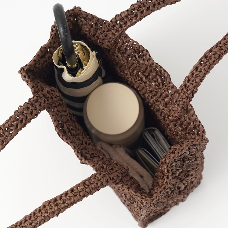 Pure Wool itohenlab Knitting Kit #9-4 Square Tote Bag with