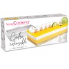 ScrapCooking 1916 Stainless Steel Rectangular Baking Tin Extendable from 25