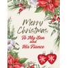 Merry Christmas To My Son and His Fiance Greeting Card
