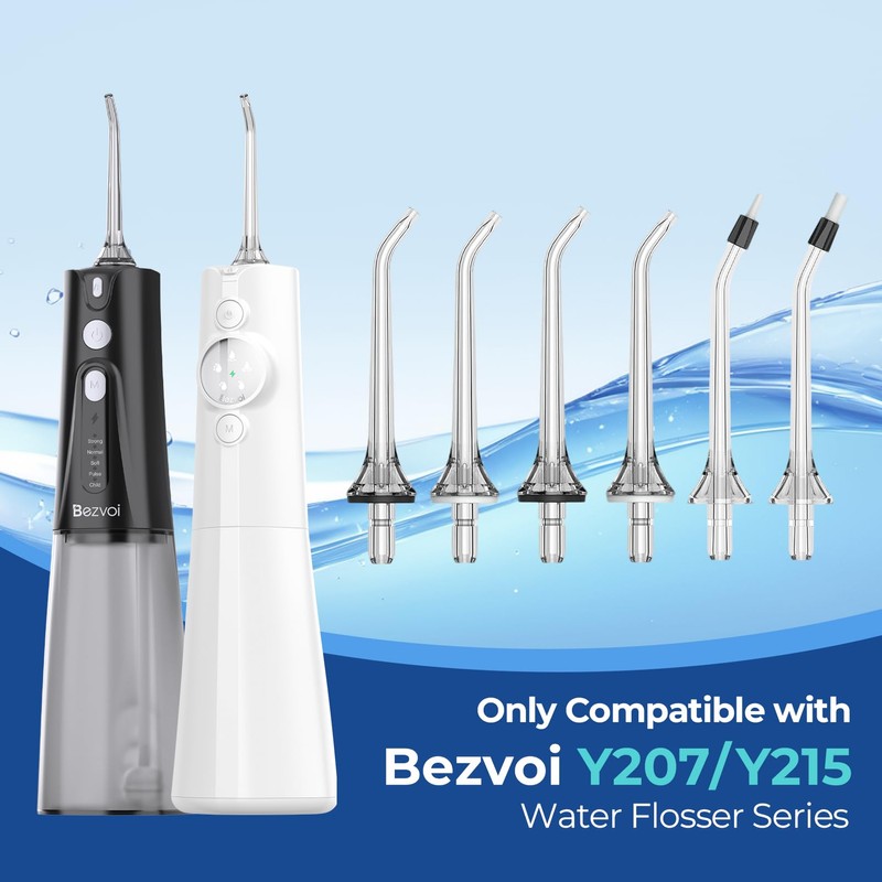 6PCS Replacement Heads for Bezvoi Y207 & Y215 Model, 4