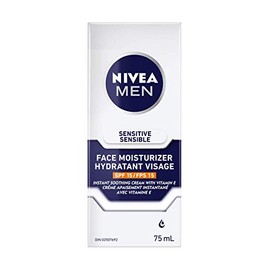 NIVEA MEN Sensitive Skin Face Moisturizer with SPF 15, 75mL