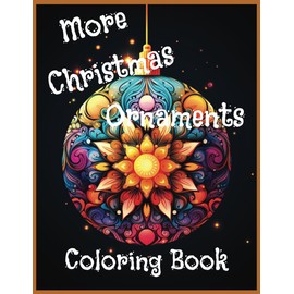 More Christmas Ornaments Coloring Book