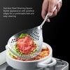 Kitchen Strainer Spoon Stainless Steel Straining Spoon Ladle Spider Strainer