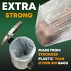 3L Bin Liners Extra Strong Dustbin Waste Bags For Round,