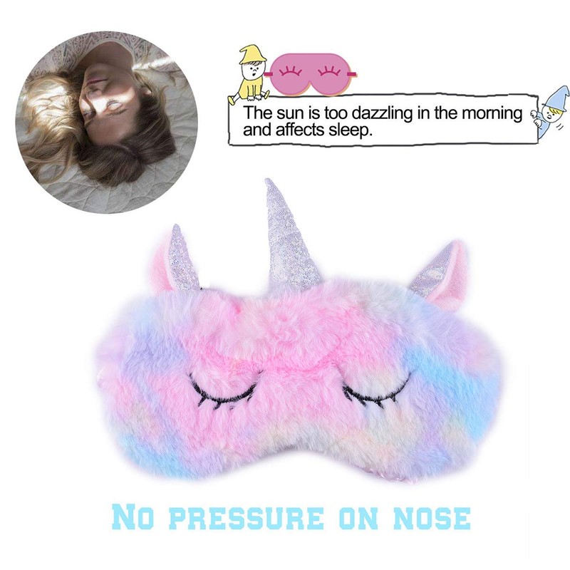 Eye Mask for Sleeping, Ulife Mall Cute 3D Unicorn Soft