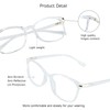Gafas de bloqueo de luz azul para mujer, antifatiga ocular,