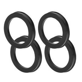 TUCKBOLD Car Wheel Hub Centric Rings Durable Wheels Center Shaft Shock Absorbing Hubrings Black 4 Pcs OD 76.1mm to ID 56.1mm Polycarbonate