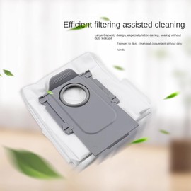 Dust Bags Compatible with Roborock Q Revo & S8 MaxV Ultra & S8 Max Ultra Q revo MaxV Robot Vacuum, 10 Packs 2.7L Large Capacity Disposable Replacement Dust Bags