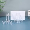 Tincogo Clear Plastic Easels or Stand / Plate Holder for