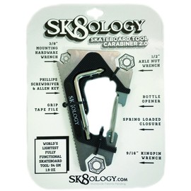 Sk8ology Carabiner Skate Tool 2.0 sk8cara2 X 0 MT/BK