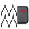 WISEUP Snap Ring Pliers Set Heavy Duty,4PCS-7 inch (Tip Diameter