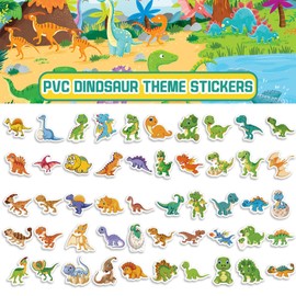 Dinosaur Birthday Party Decorations,Dino Birthday Decorations Dinosaur Party Supplies for Kids, Include Balloons, Banner, Stickers, Hanging Swirls, Dinosaur Theme Party and Birthday Decorations