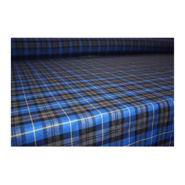 The Dragons Den 145 x 145 cm Traditional Tartan Polyviscose Square Table Cloth Burns Night Christmas Hogmanay Home Decoration [Blue Hunting]